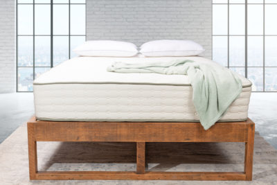 100% reclaimed wood bed frame